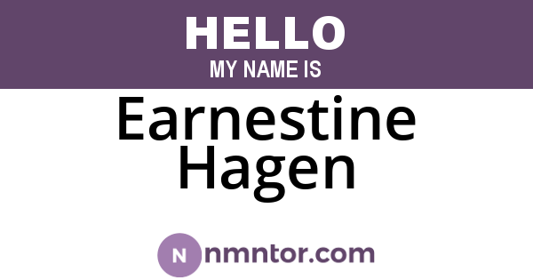 Earnestine Hagen