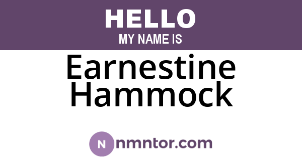 Earnestine Hammock