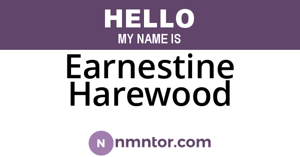 Earnestine Harewood
