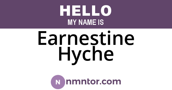 Earnestine Hyche