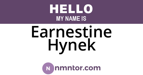 Earnestine Hynek