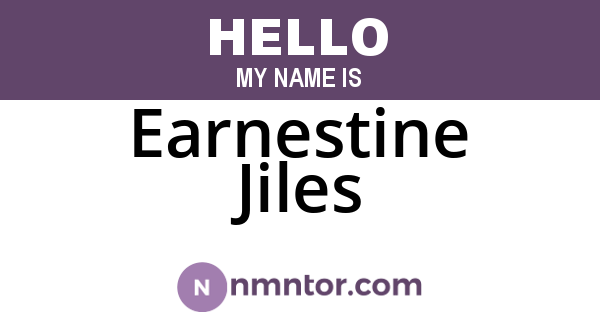 Earnestine Jiles