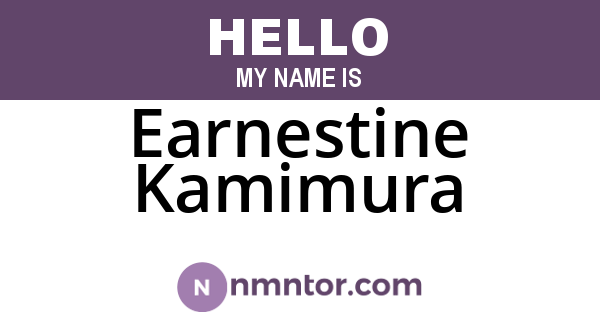 Earnestine Kamimura
