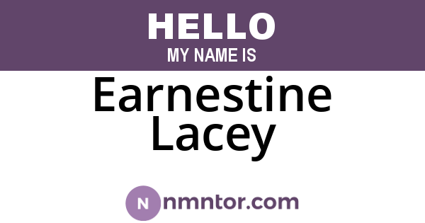 Earnestine Lacey