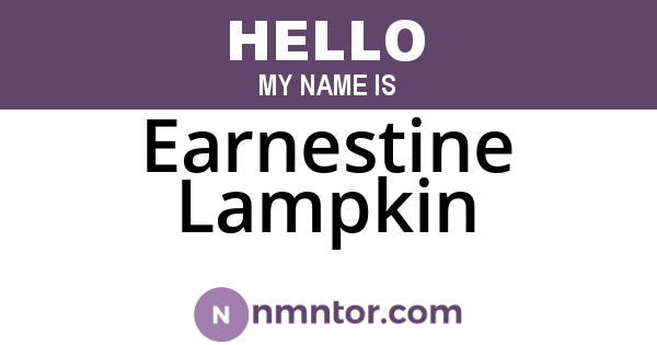 Earnestine Lampkin