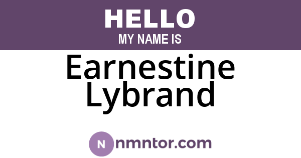 Earnestine Lybrand