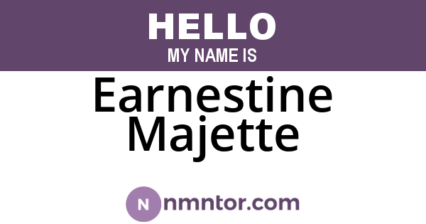 Earnestine Majette
