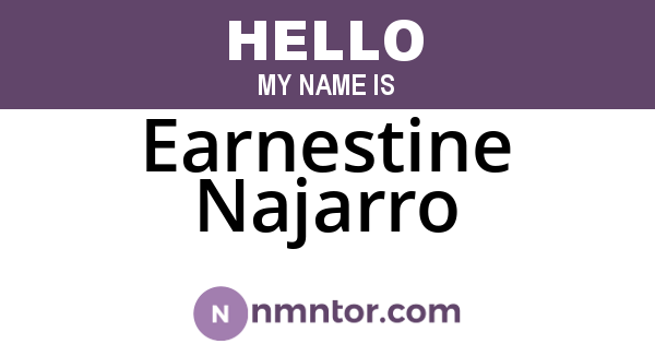 Earnestine Najarro