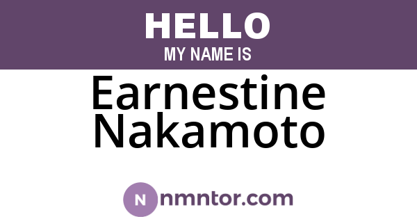 Earnestine Nakamoto
