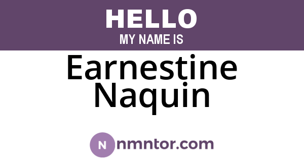 Earnestine Naquin