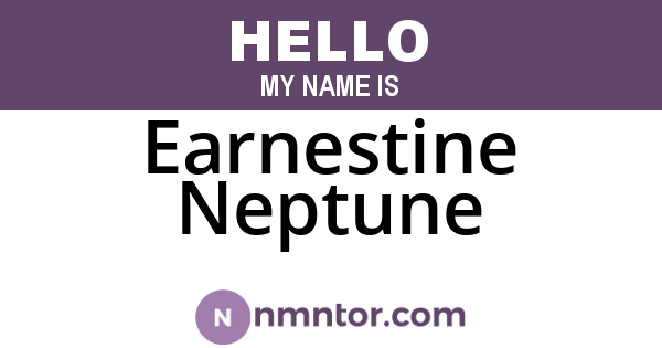 Earnestine Neptune