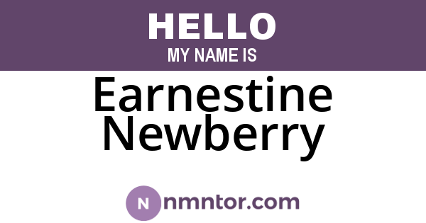 Earnestine Newberry