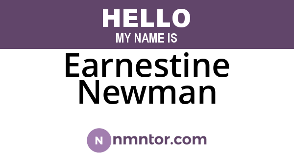 Earnestine Newman