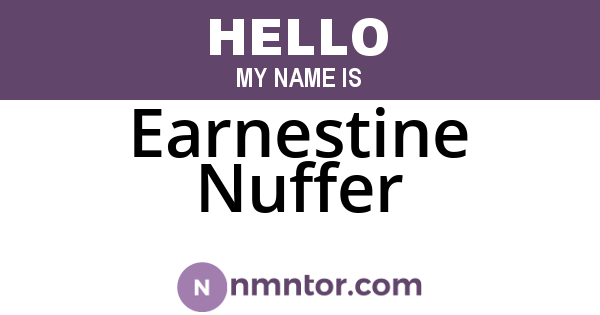 Earnestine Nuffer