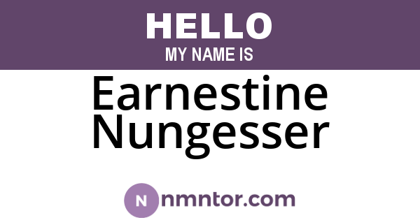 Earnestine Nungesser