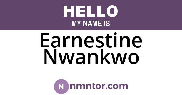 Earnestine Nwankwo
