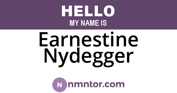 Earnestine Nydegger