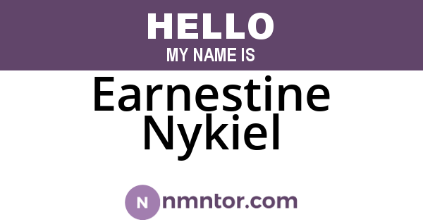 Earnestine Nykiel