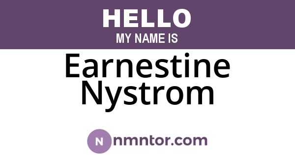 Earnestine Nystrom