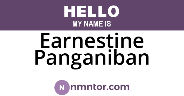 Earnestine Panganiban
