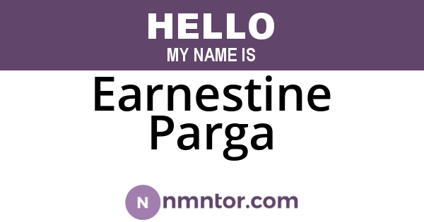 Earnestine Parga