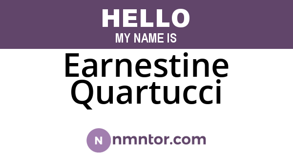 Earnestine Quartucci