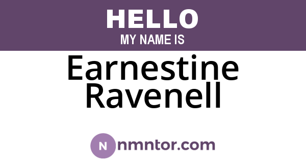 Earnestine Ravenell