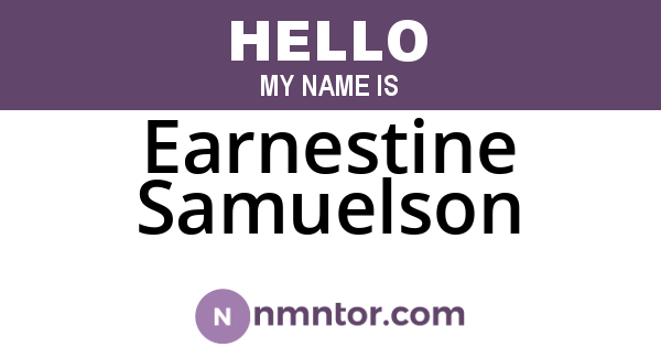 Earnestine Samuelson
