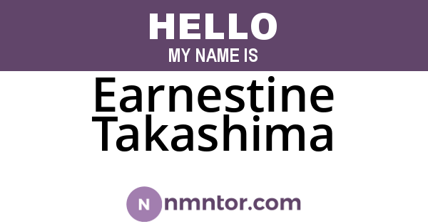 Earnestine Takashima