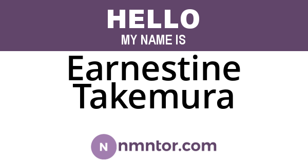 Earnestine Takemura