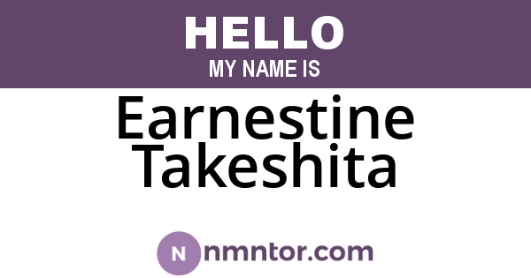 Earnestine Takeshita