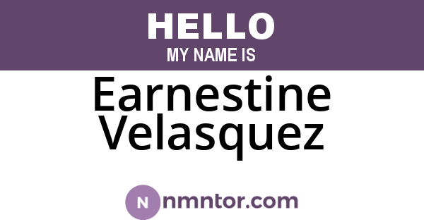 Earnestine Velasquez