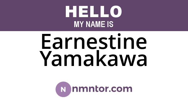 Earnestine Yamakawa