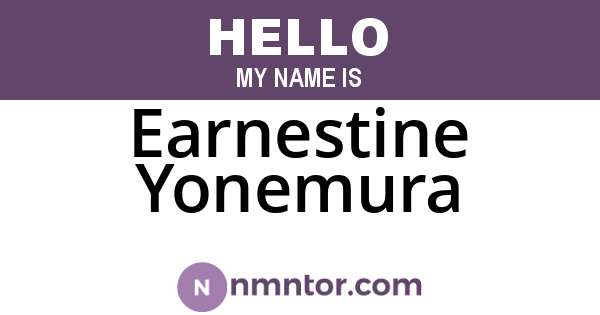 Earnestine Yonemura