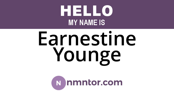 Earnestine Younge