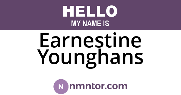 Earnestine Younghans