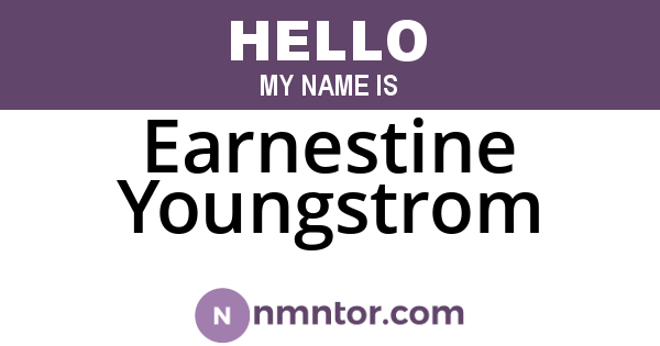 Earnestine Youngstrom
