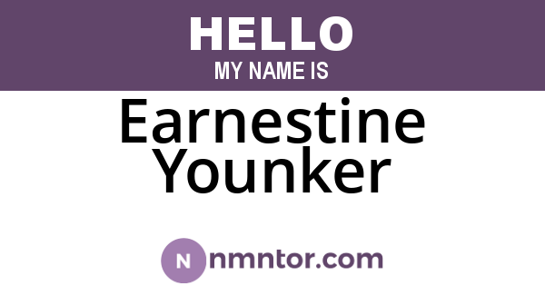 Earnestine Younker