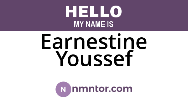 Earnestine Youssef