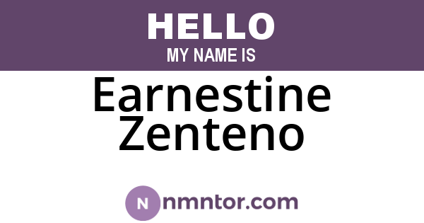 Earnestine Zenteno