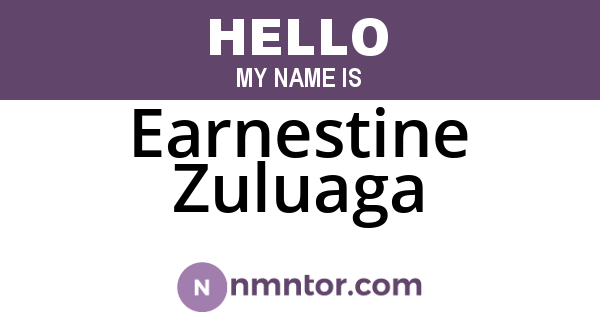 Earnestine Zuluaga