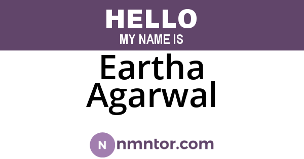 Eartha Agarwal
