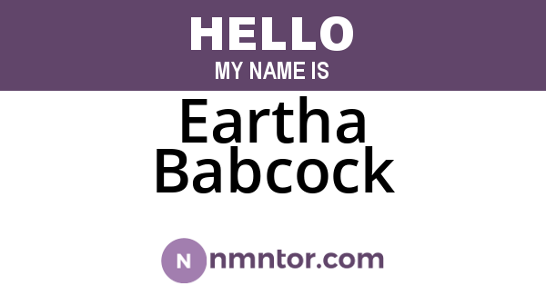 Eartha Babcock