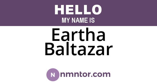 Eartha Baltazar