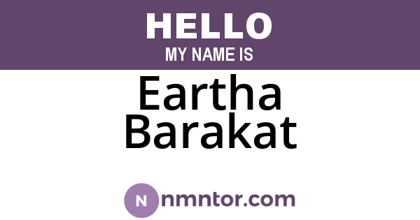 Eartha Barakat