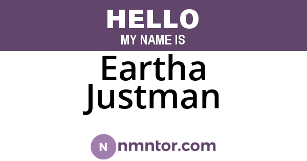 Eartha Justman