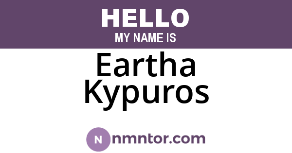 Eartha Kypuros