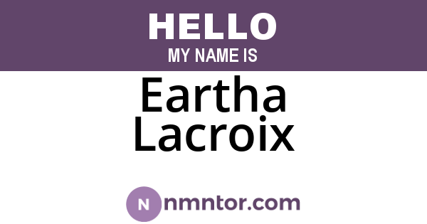 Eartha Lacroix