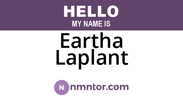 Eartha Laplant