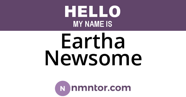 Eartha Newsome